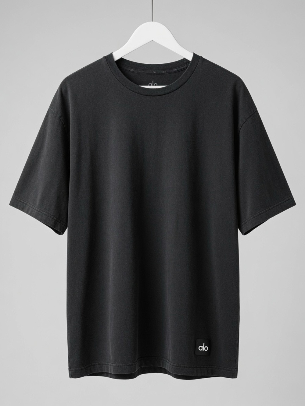 ALO Yoga Black Short Sleeve Crew Tee